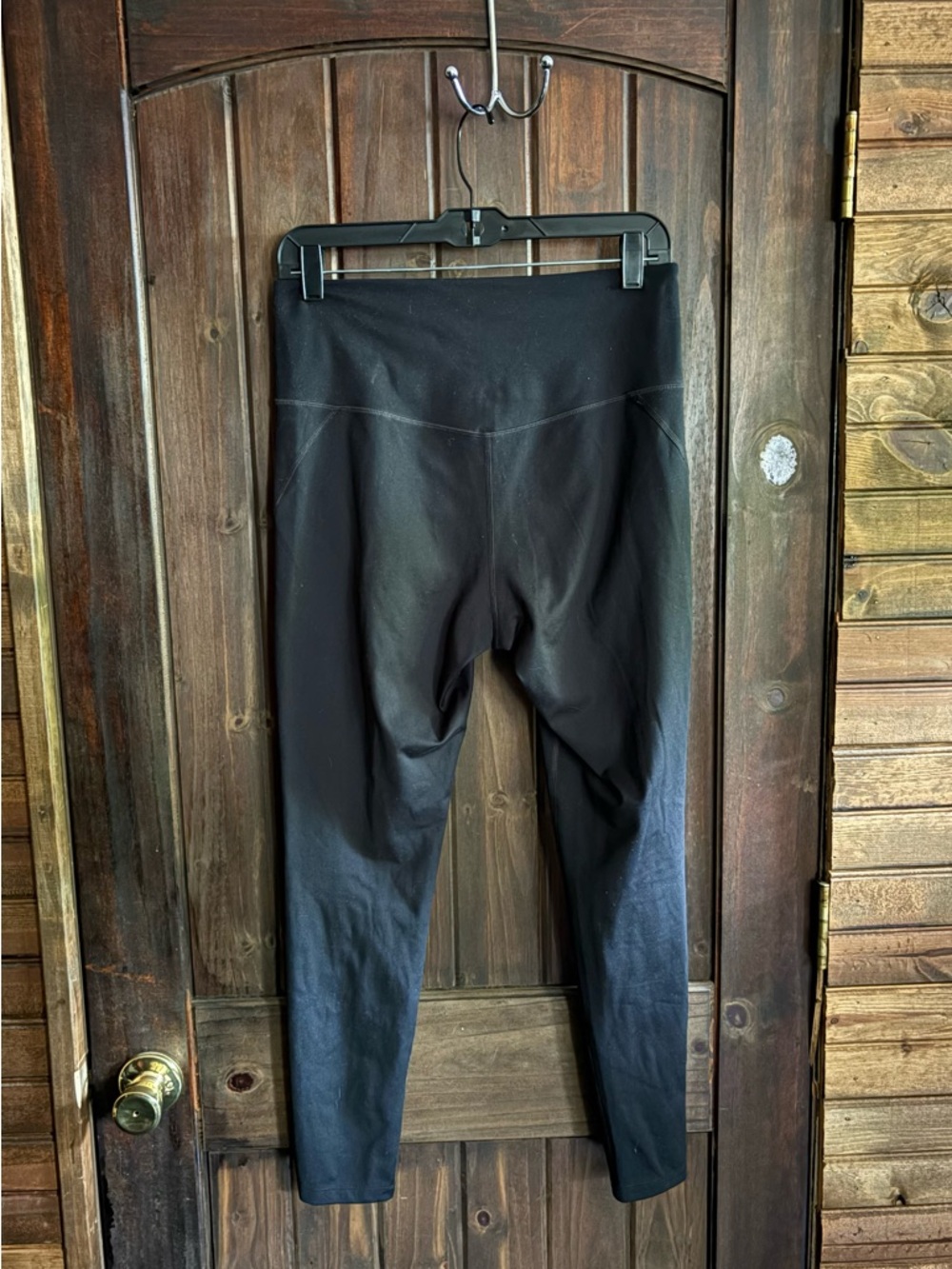Girlfriend Collective Black High-Rise Leggings - Picture 3 of 8